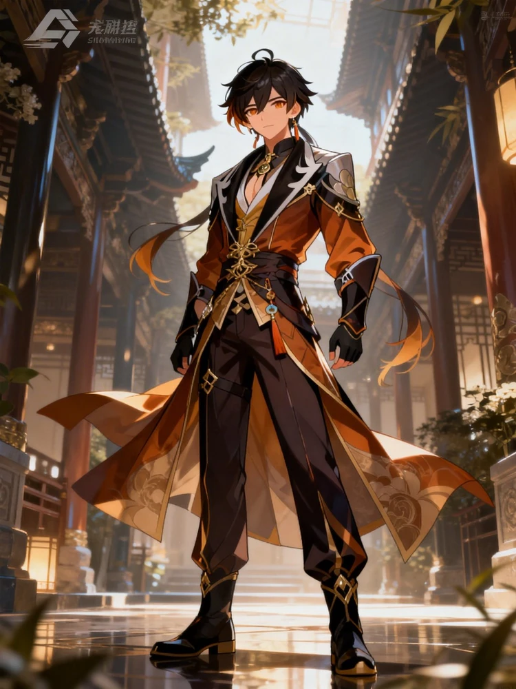 二次元游戏角色写真