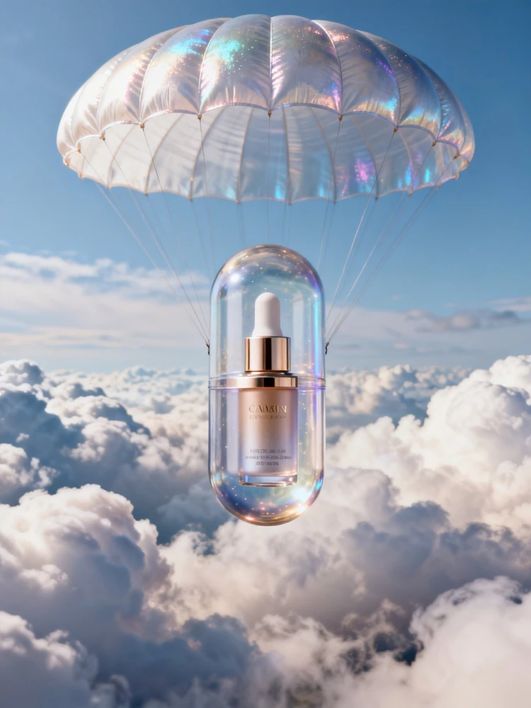 奢品云端降落伞广告图