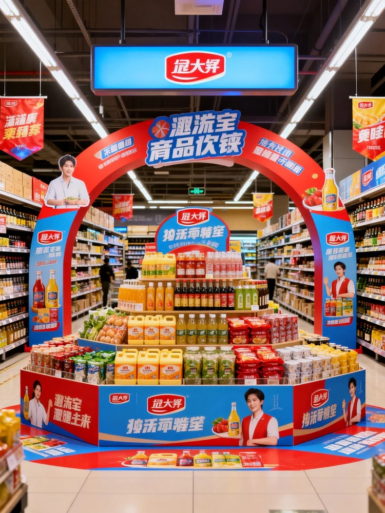 商超陈列物料展示图