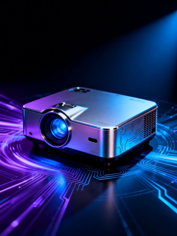 暗调科技感商品海报