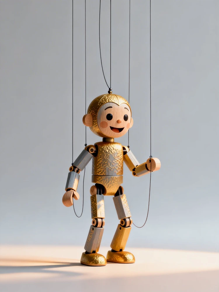 照片变提线木偶玩偶