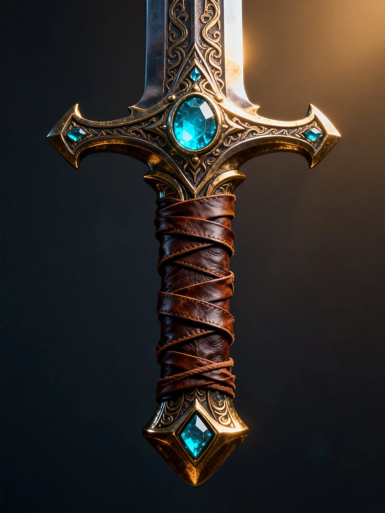 奇幻游戏武器概念图