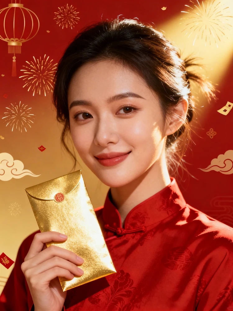 新年红包封面写真
