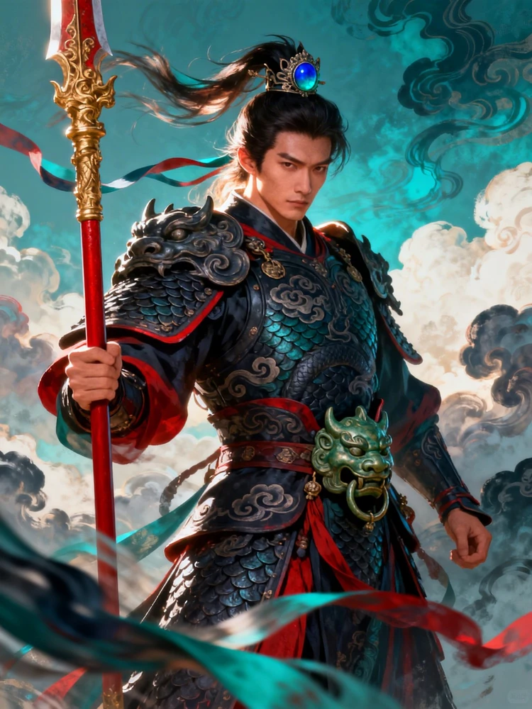 国风神话战将角色图