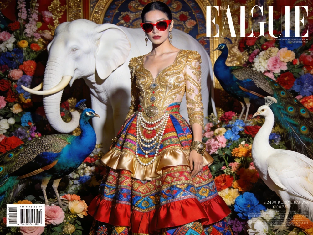 民族华彩时尚大片