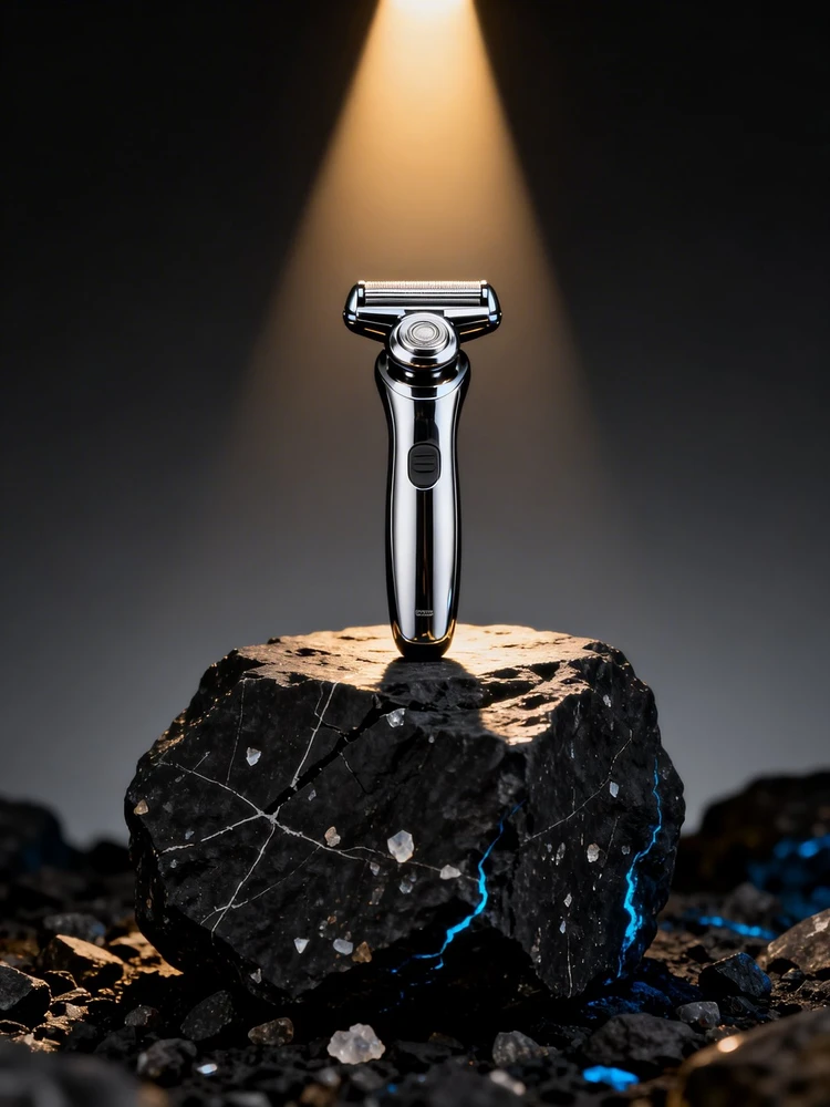 暗黑岩石电商产品海报