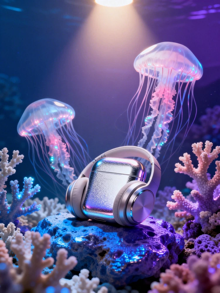 深海水母珊瑚产品海报