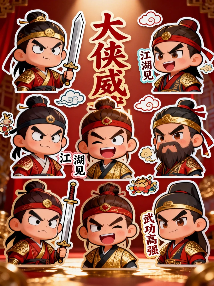 武侠Q版表情包头像