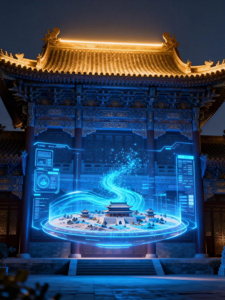 全息古建实景图