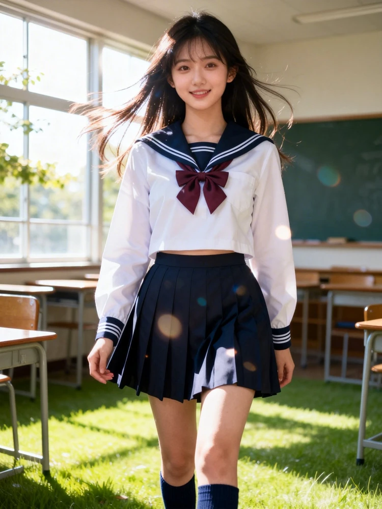 甜系JK制服写真