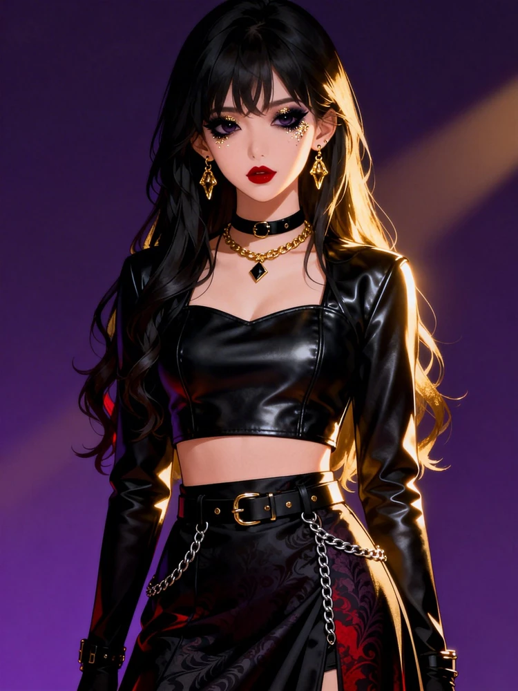 暗黑甜酷少女动漫写真