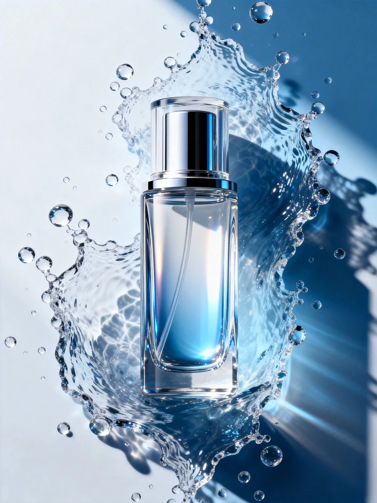 产品水花冲击海报