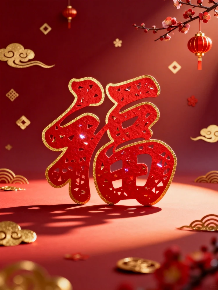 新春剪纸福字生成器