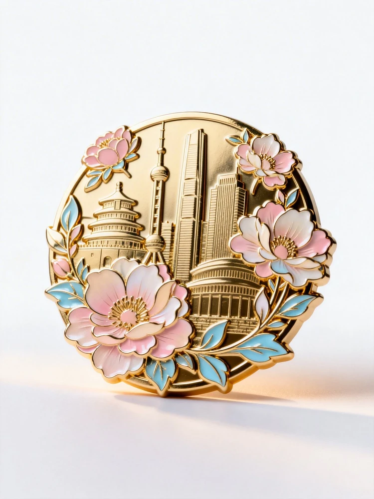 城市文旅纪念章冰箱贴生成器