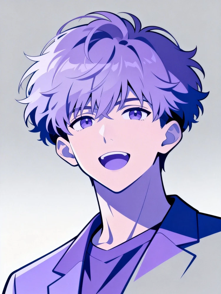 二次元扁平插画头像