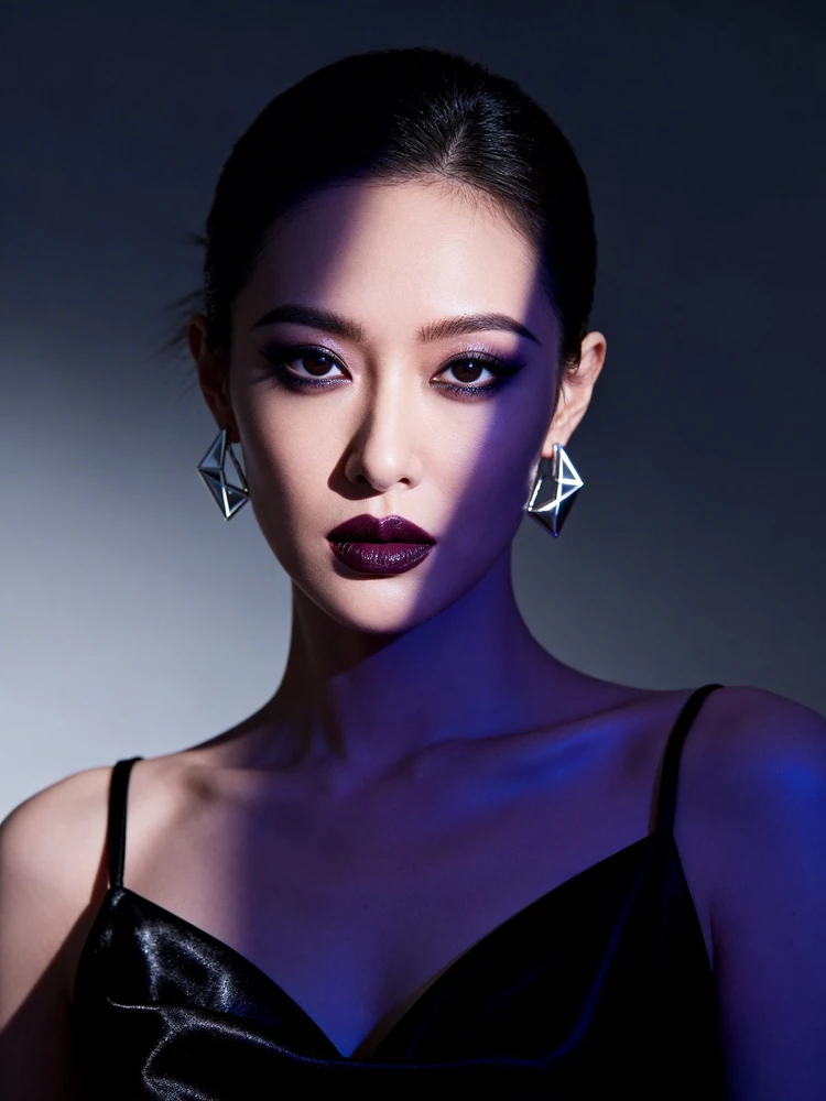 暗调杂志感人像写真