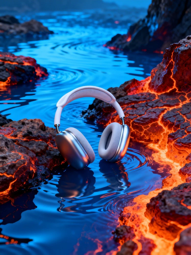 酷炫熔岩水域产品海报