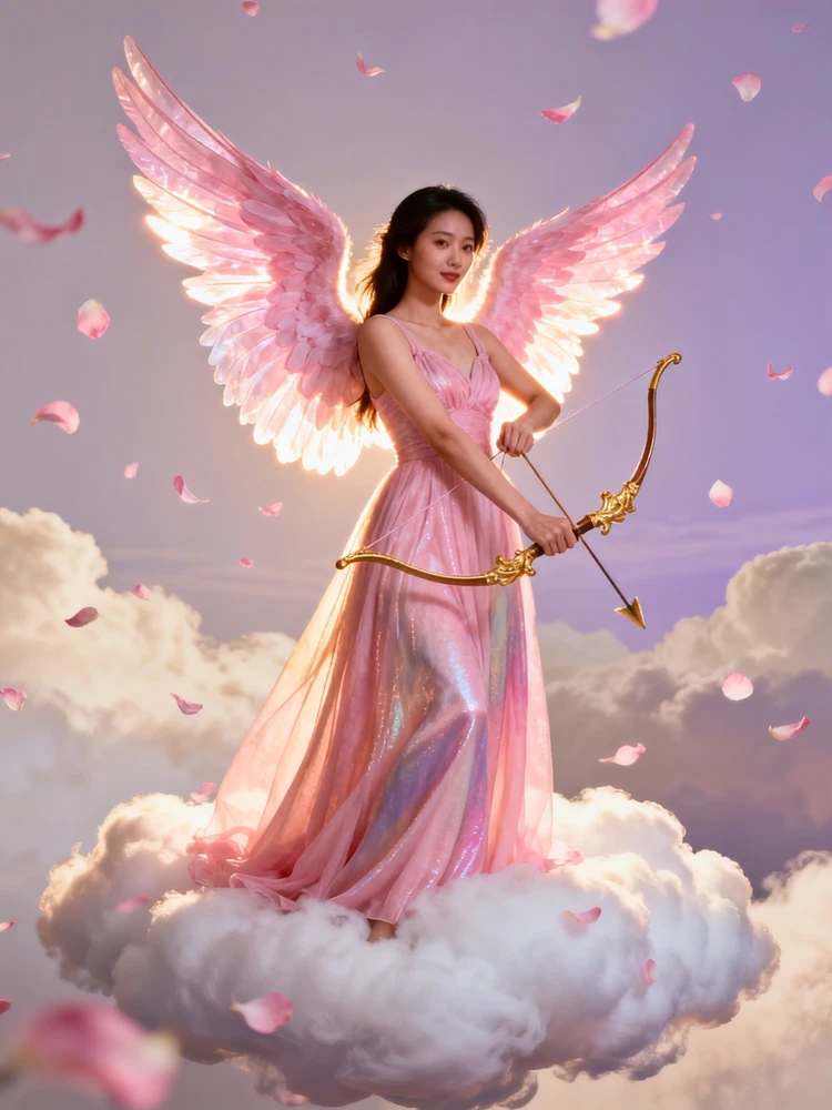 梦幻丘比特天使写真