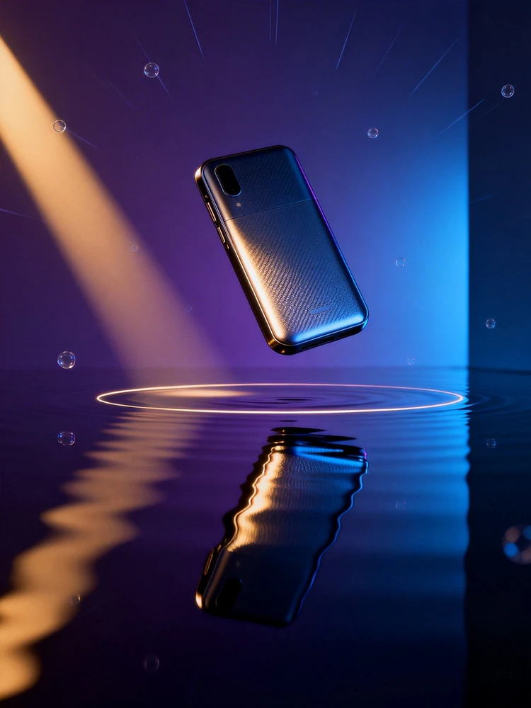 暗调悬浮产品海报