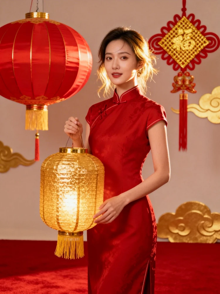 新春灯笼棚拍写真