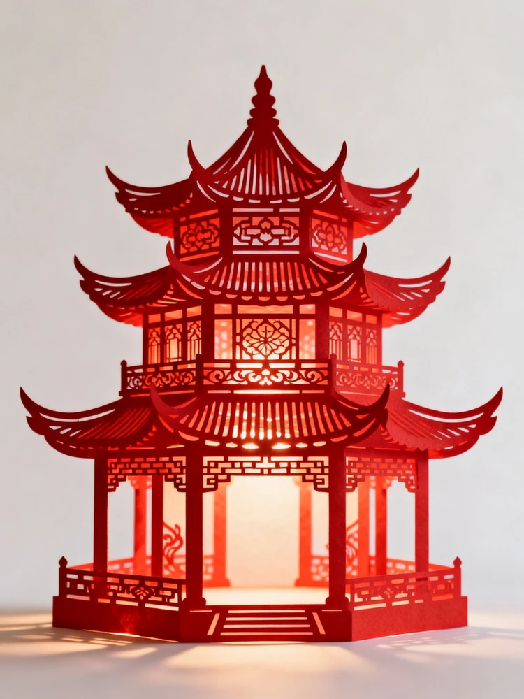 国风剪纸艺术照片