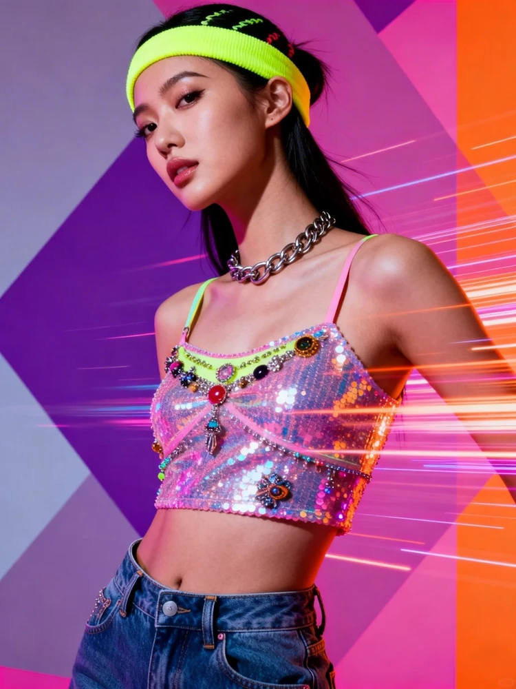 Y2K复古波普杂志写真