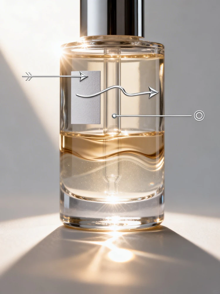 美妆产品卖点标注海报