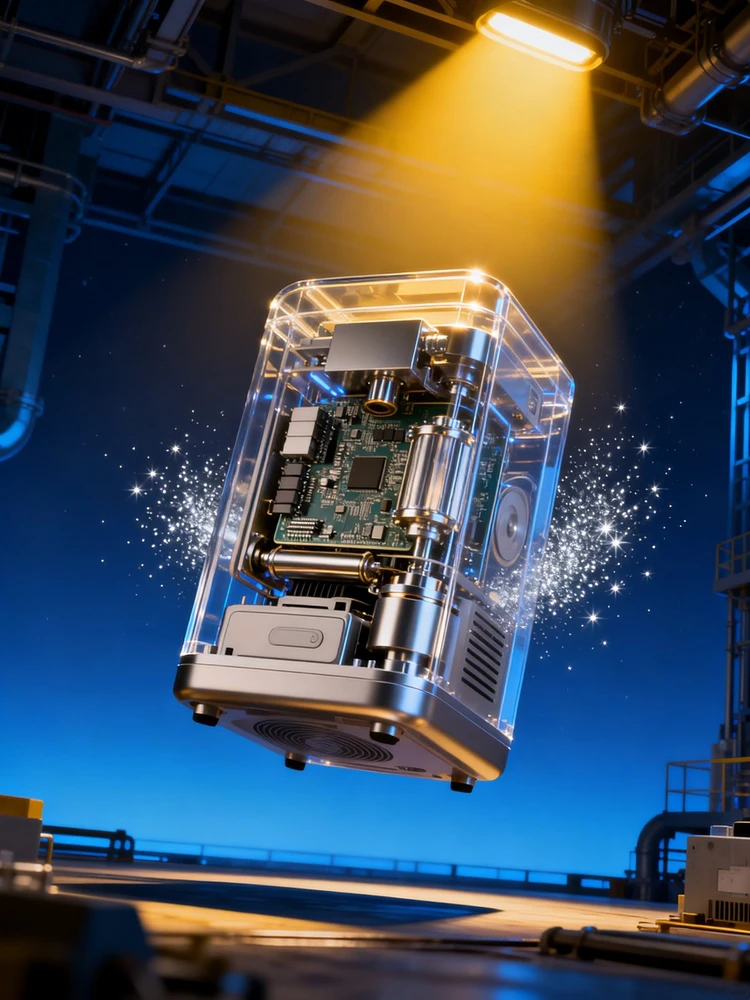 科技产品透明结构展示图