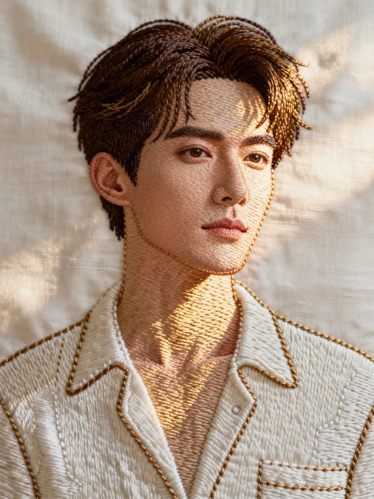 图片转刺绣布艺质感