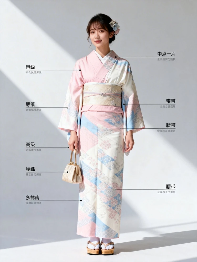 日系浴衣穿搭解析图
