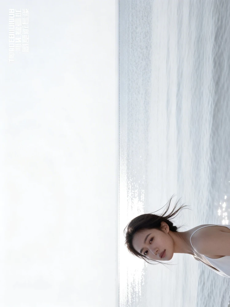 极简海平线意境海报