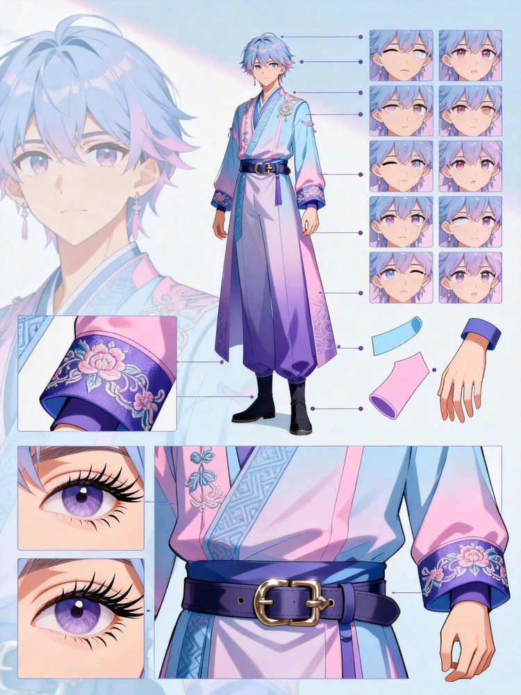 角色设定拆解图生成器