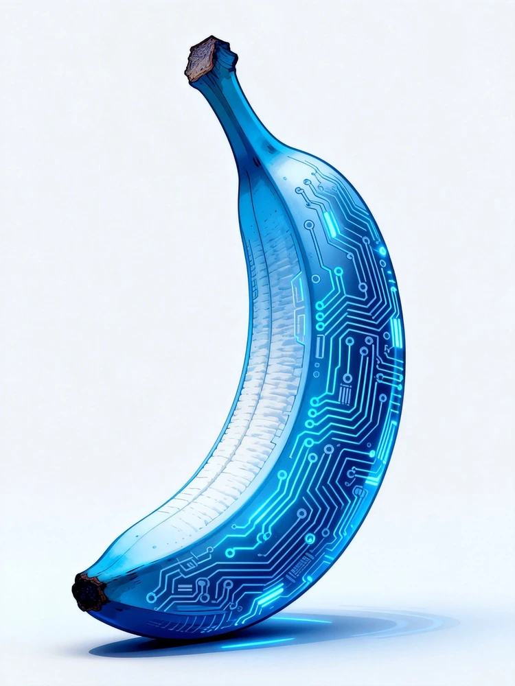 科技香蕉创意海报