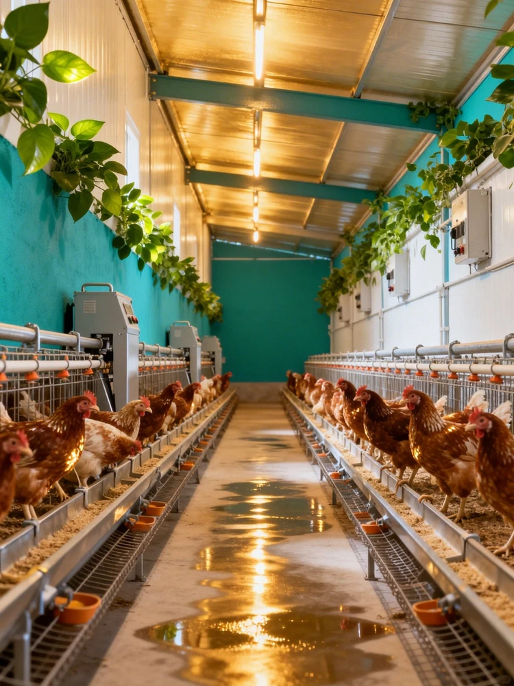 智能生态鸡舍效果图