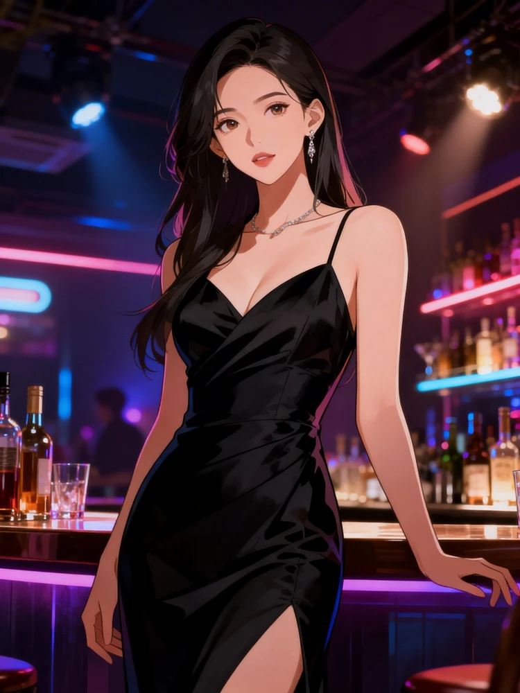 夜店酒吧二次元写真