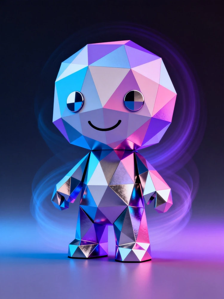 低多边形潮玩公仔生成器