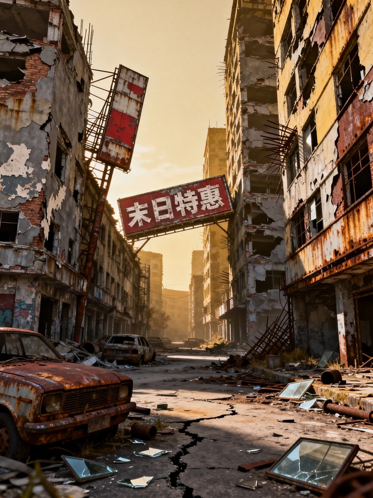 废土末日城市场景生成