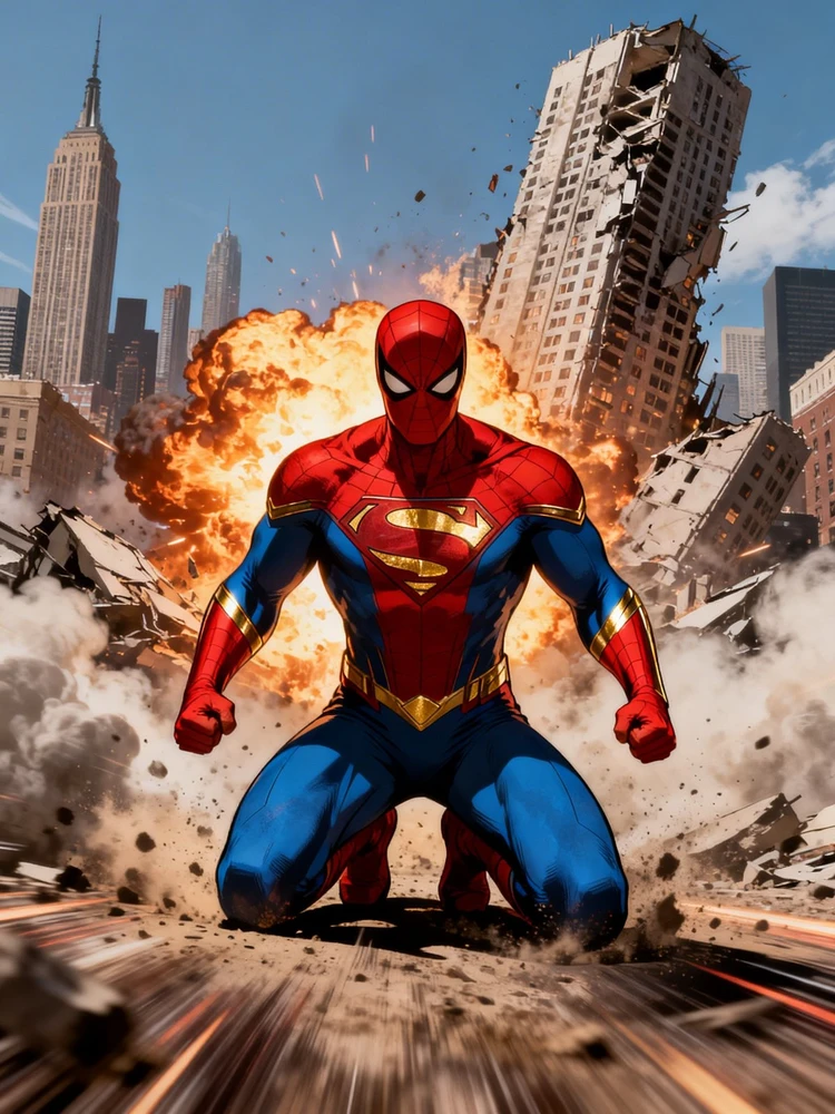 现代美式超级英雄美漫风格！