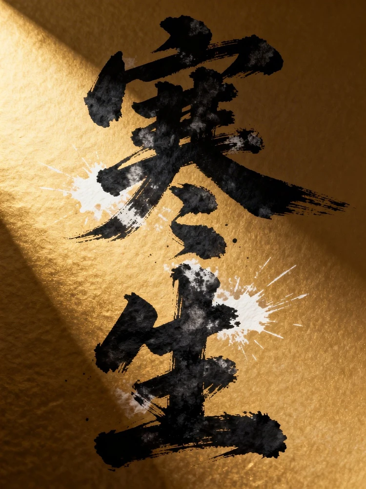 书法手写字海报