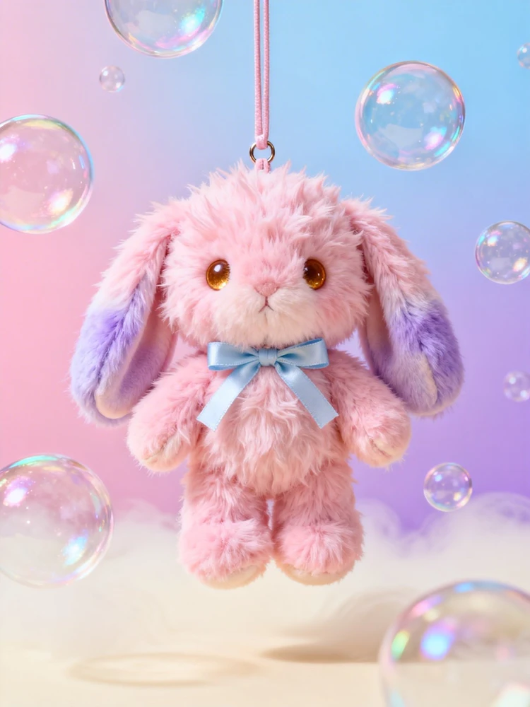 毛绒挂件气泡梦境海报