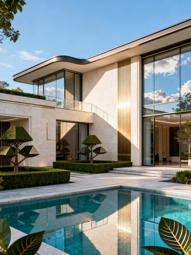 一键生成轻奢风别墅