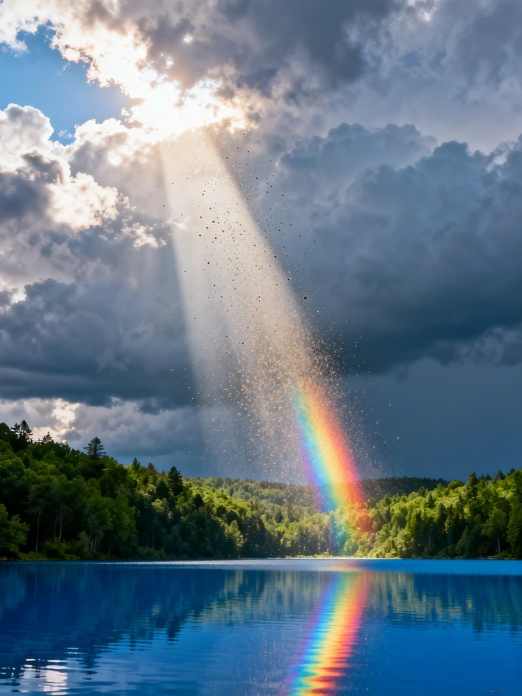 梦幻丁达尔光影