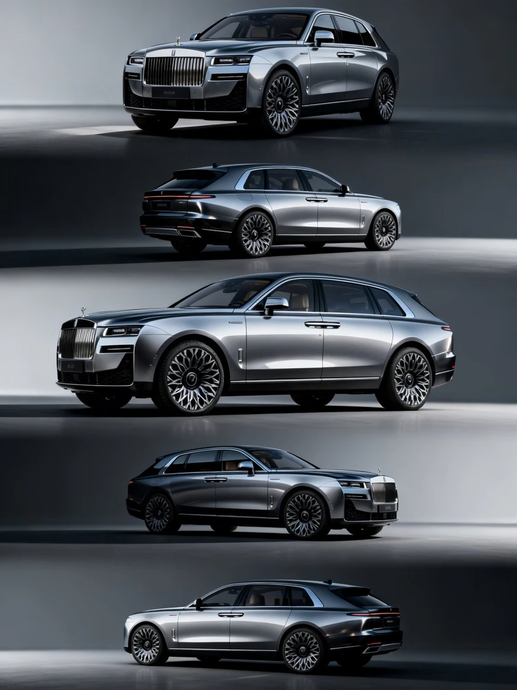 多镜头汽车广告分镜图