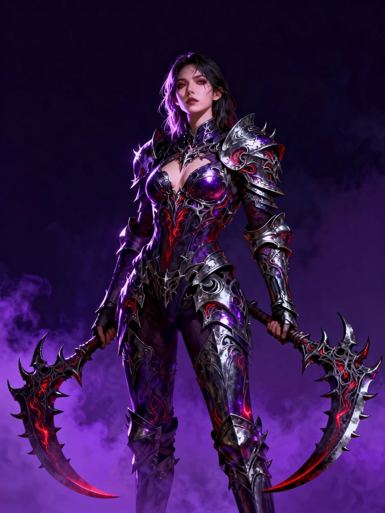 暗黑CG角色立绘