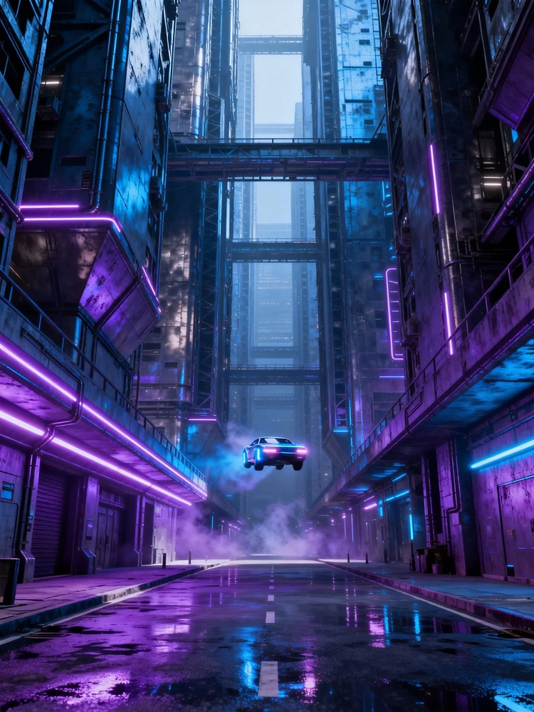 未来空城科幻场景