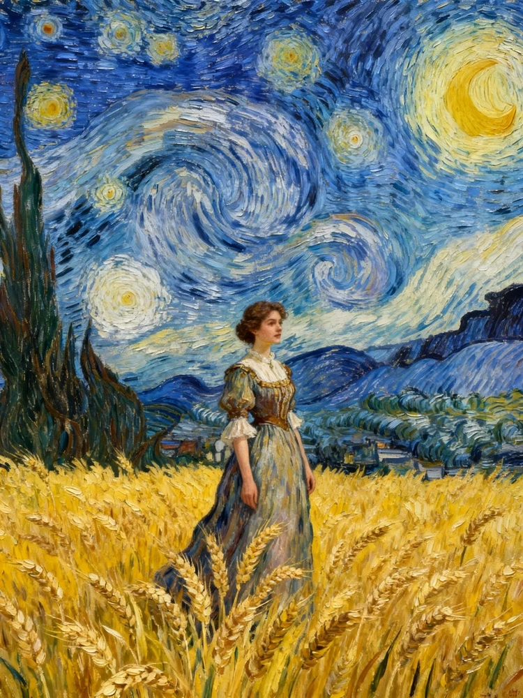 梵高画风