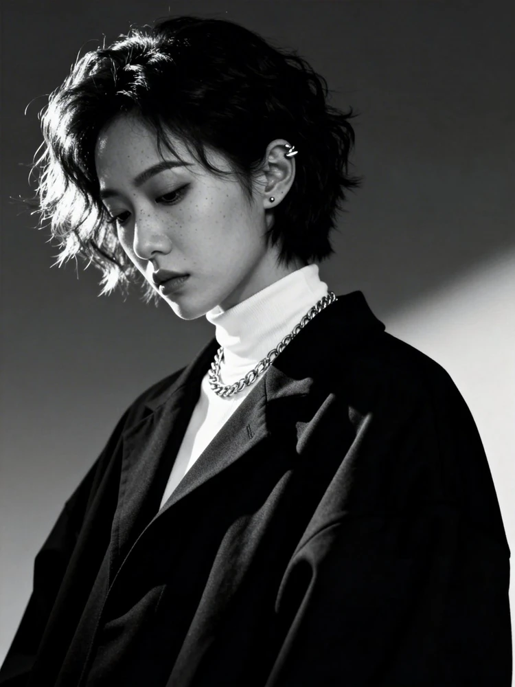 黑白厌世感人像大片