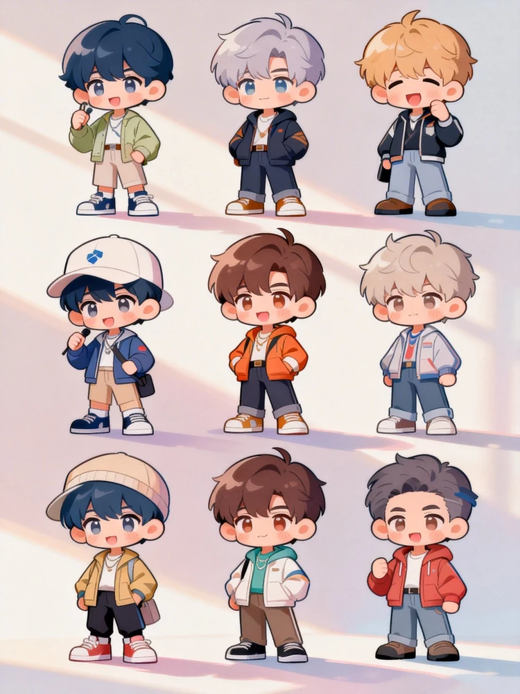 卡通可爱Q版小人