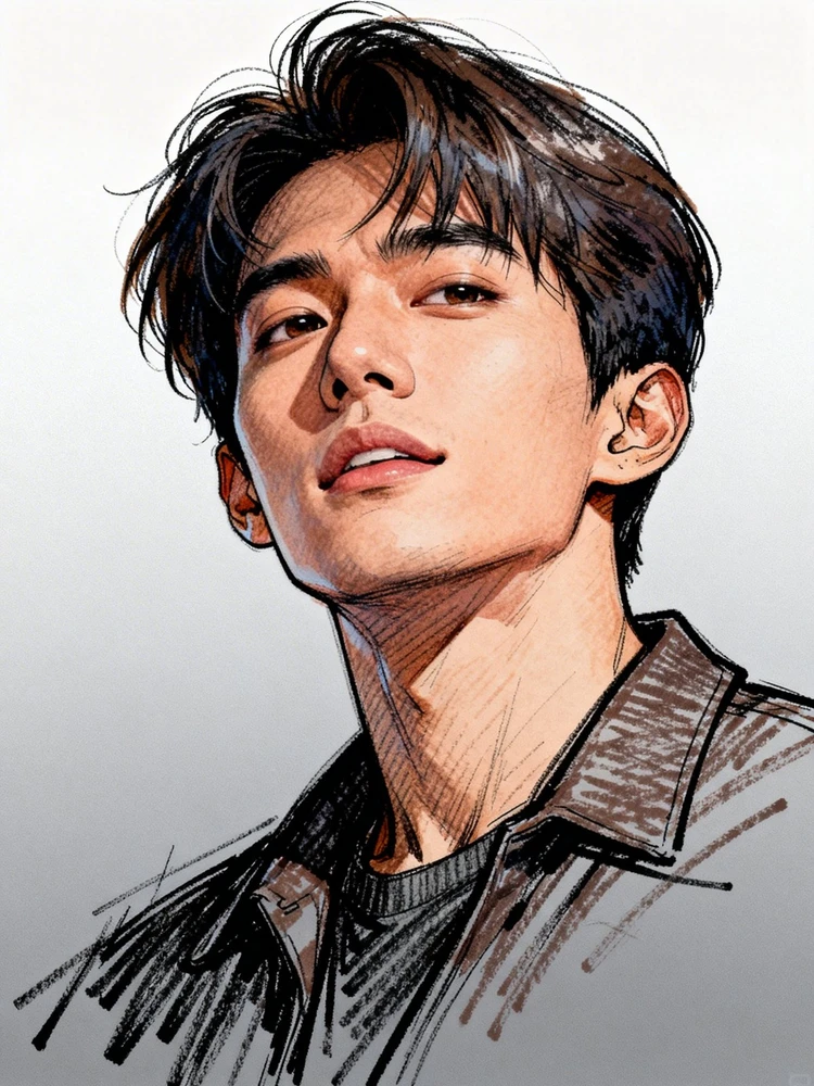 照片变手绘速写漫画