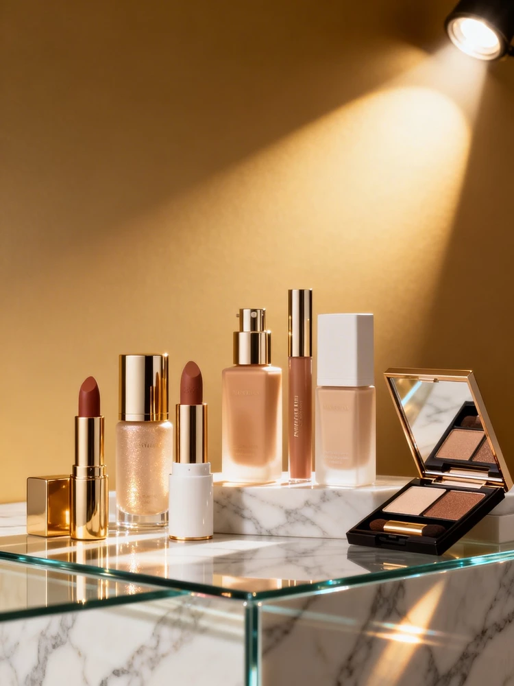 化妆品光影艺术场景